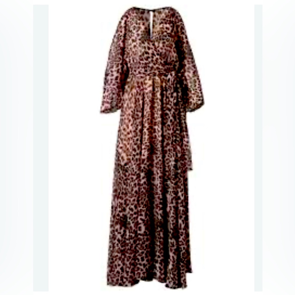 Venus Leopard Print Maxi Dress, size 12